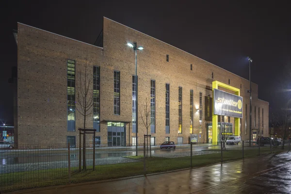 Zweirad-Center Stadler in former Hanomag "U-Boot-Halle" — Stock Photo, Image