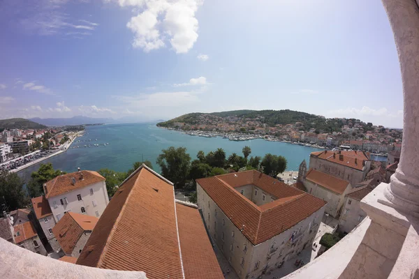 クロアチアで、trogir の航空写真. — ストック写真