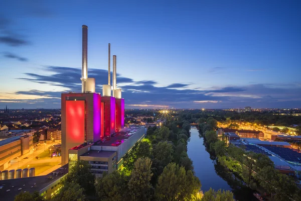 Central eléctrica de hannover-linden — Fotografia de Stock