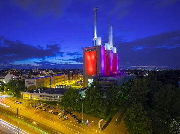 Hannover-Linden Enerji Santrali — Stok fotoğraf