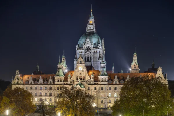 Nieuwe stadhuis van Hannover, Duitsland — Stockfoto