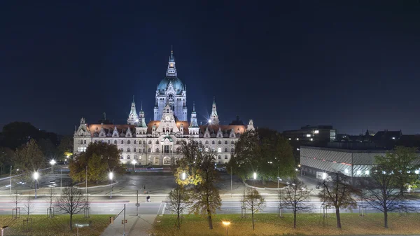 新的市政厅的汉诺威，德国 — 图库照片