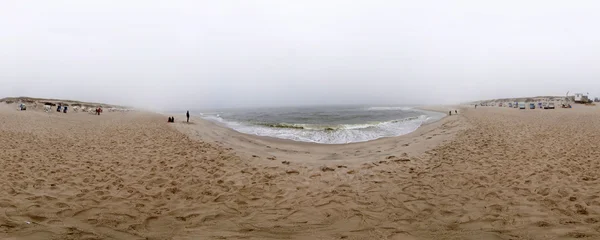 Panoramisch zicht van de eiland Sylt landschap — Stockfoto