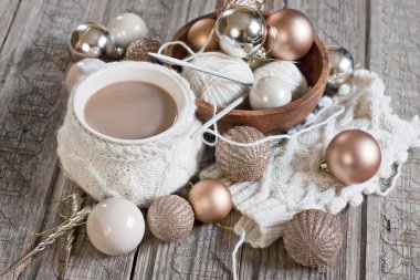 Noel kahve ve topları