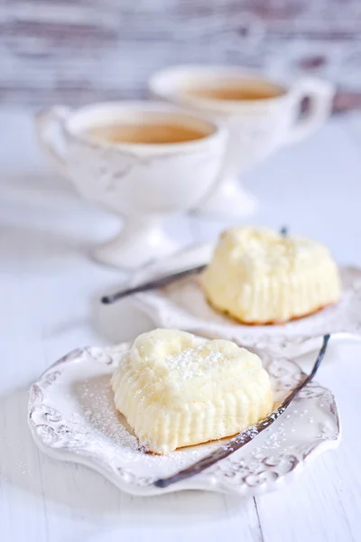 Mini pasteles de queso de algodón — Foto de Stock