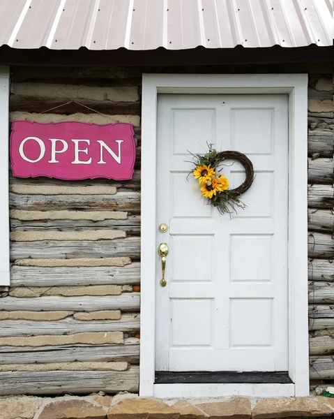 Porta da cabina — Fotografia de Stock