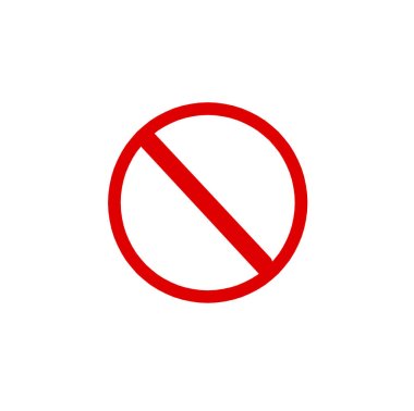 no parking sign isolated with white background. clipart