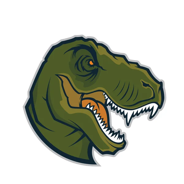 Mascote de cabeça de Raptor —  Vetores de Stock