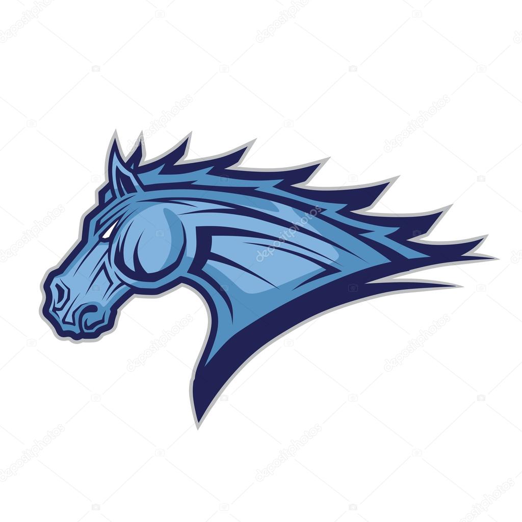 Horse or mustang head mascot Stock Vector Image by ©sundatoon #107221894 Horse or mustang head mascot Stock Vector Image by ©sundatoon #107221894