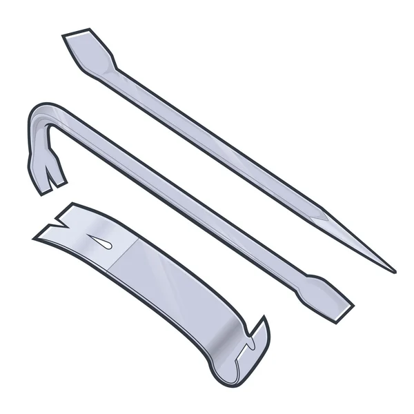 Ilustración de barra de palanca — Vector de stock