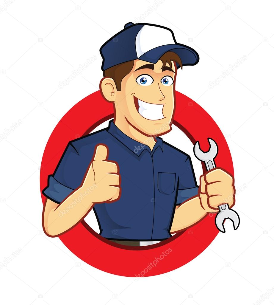 Mechanic with Circle Shape Stock Vector Image by ©sundatoon #56675303 Mechanic with Circle Shape Stock Vector Image by ©sundatoon #56675303