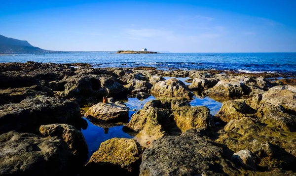 Kapelle Auf Der Insel Afentis Christos Malia Kreta Griechenland Die Stock Obrázky