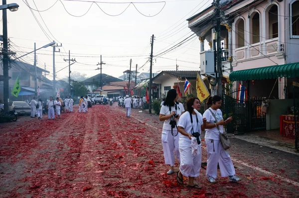 Vegetarian festival 2014 in phuket, thailand — Stock Photo, Image