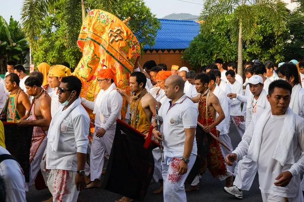 Vegetariánský festival 2014 v phuket, Thajsko — Stock fotografie