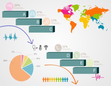 merdiven harita ve grafik