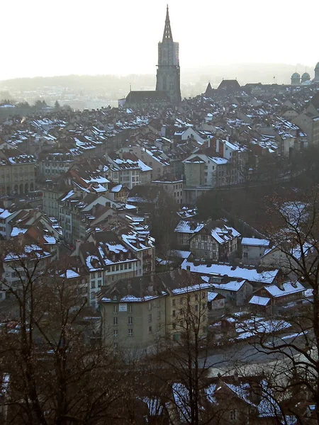 Vista Antigua Ciudad Berna —  Fotos de Stock