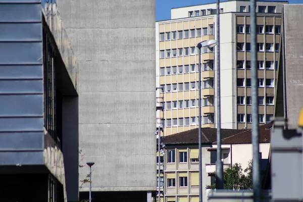 Paisaje Urbano Con Fachadas Encapsuladas — Foto de Stock