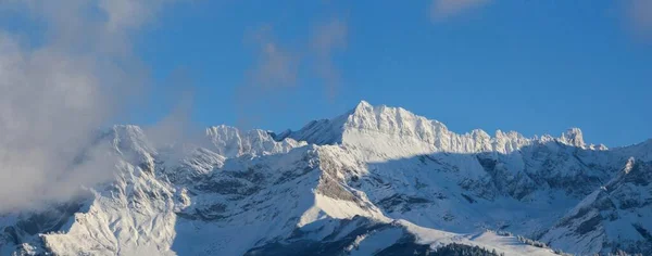 Bergpanorama Winter — Stockfoto