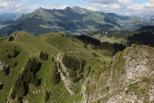 Uitzicht Vanaf Een Bergtop — Stockfoto