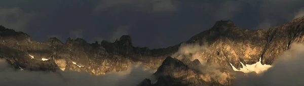 Альпийские Горные Породы — стоковое фото