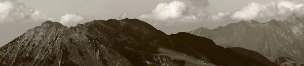 Панорамний Вид Гори Хмари — стокове фото