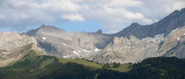 Eine Alpine Landschaft Sommer — Stockfoto