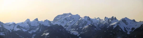 Widok Góry Zimie — Zdjęcie stockowe