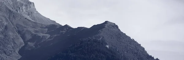 Paisaje Alpino Con Detalle Pendiente Montaña —  Fotos de Stock