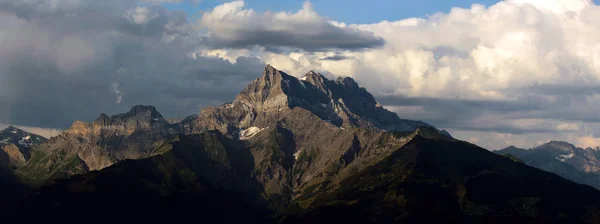 Montagne Nuages Été — Photo