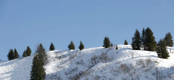 Paisagem Alpina Inverno — Fotografia de Stock