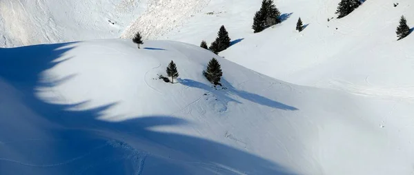 Paesaggio Alpino Inverno — Foto Stock