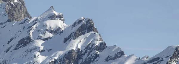 Dettaglio Formazione Rocciosa Alpina — Foto Stock