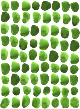 Lekeli bir hayvan izi. Basit sulu yeşil suluboya bohem arkaplan, pürüzsüz desen. İskandinav tarzı, duvar kağıdı tasarımı, kumaş, tekstil, baskılar, ambalaj kağıdı.