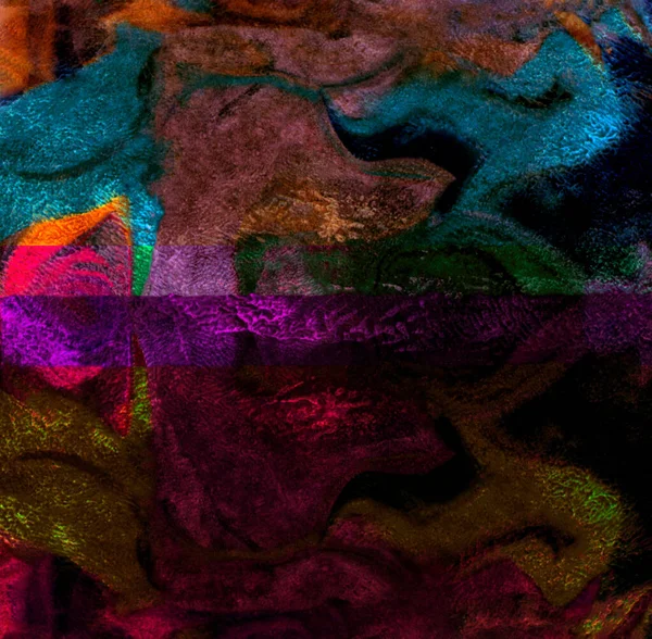 Abstrakter Bunter Hintergrund Animal Print Aquarellmalerei Mit Farbspritzern Farbtropfen Farbschmierern — Stockfoto