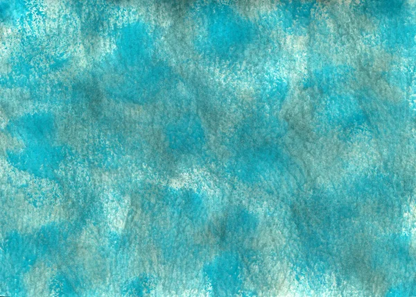 Hand Painted Texture Ocean Sea Waves Abstract Background Watercolor Painting — Stock Photo, Image