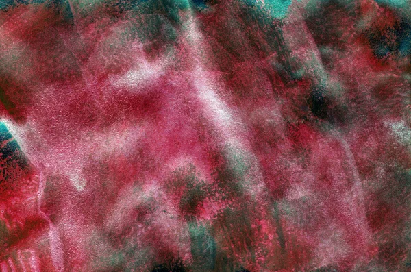 Simple red abstract  background with drops, smears, stripes and stains. Hand-painted watercolor Christmas texture. Design for the fabric, backgrounds, wallpapers, covers and packaging, wrapping.
