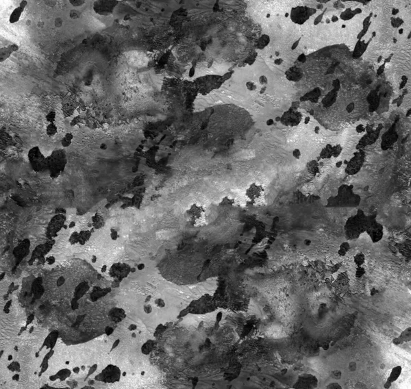 Graphite background. Simple abstract black-white watercolor, animal print. Hand-painted texture with drops, paint smears. Best for  wallpapers, covers and packaging, wrapping paper.