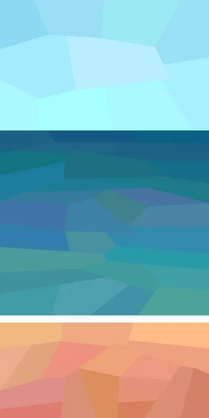 Низкий Вид Океан Горизонт Чистое Небо Пляж Вода Векторная Иллюстрация — стоковый вектор