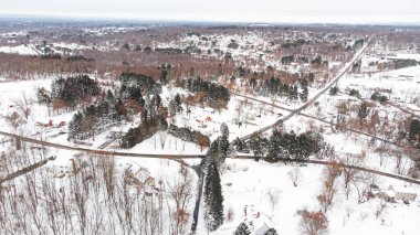 Kış Fırtınası Bailey tarafından atılan kar manzarası