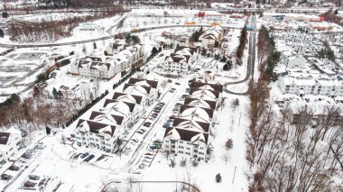 Kış Fırtınası Bailey tarafından atılan kar manzarası