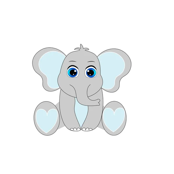 귀여운 코끼리 — 스톡 사진