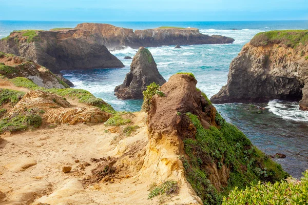 Coast at Mendocino in California — Stock Photo, Image