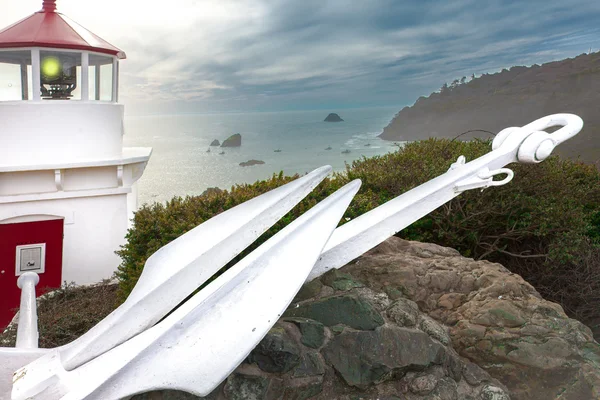 Lighthouse in Trinidad California — Stock Photo, Image