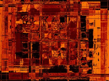 Kare, koyu eklentileri ile mor tek renk arkaplan.