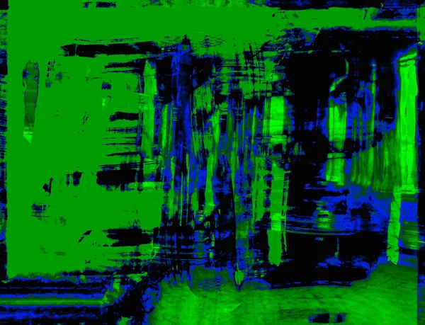 Fundo Abstrato Azul Verde Com Ritmo Espetacular Acentos Escuros Imagem — Fotografia de Stock