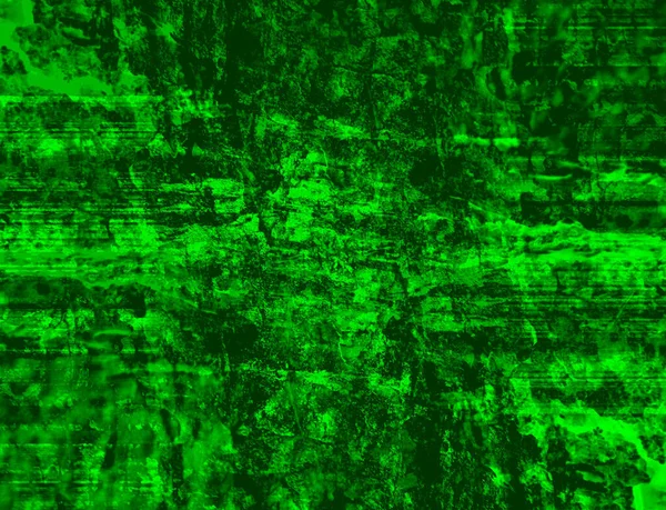 Зелений Фон Вражаючими Темними Світлими Акцентами Сюрреалістичне Настінне Полотно Сучасному — стокове фото