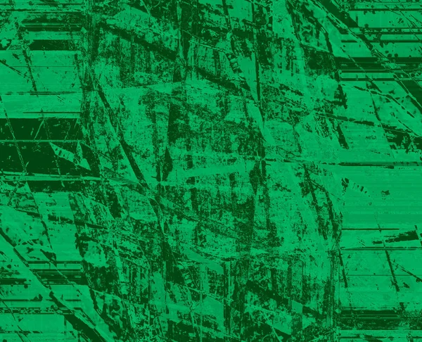 Çarpıcı Koyu Açık Aksanlı Yeşil Arkaplan Modern Sanat Tarzında Gerçeküstü - Stok İmaj