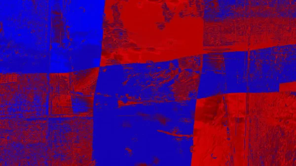 Fundo Abstrato Vermelho Azul Com Ritmo Espetacular Inserções Imagem Surreal — Fotografia de Stock