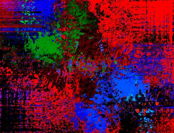 Fundo Abstrato Vermelho Verde Azul Com Ritmo Espetacular Inserções Imagem — Fotografia de Stock