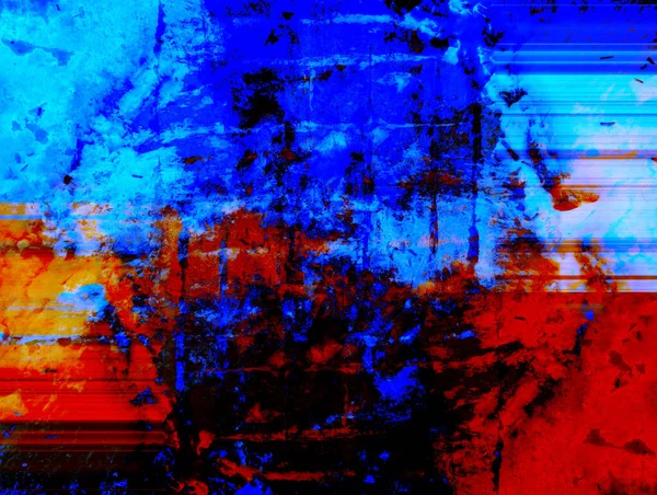 Abstrakt Bakgrund Röda Blå Och Gula Färger Med Spektakulär Rytm — Stockfoto